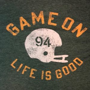 Green Bay Packers Life is Good Game On “Football” Tee